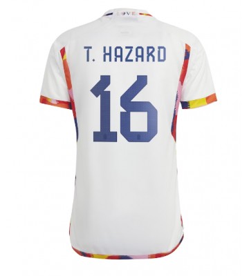 Belgien Thorgan Hazard #16 Udebanetrøje VM 2022 Kort ærmer